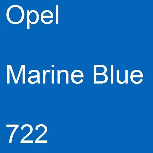 Opel, Marine Blue, 722.